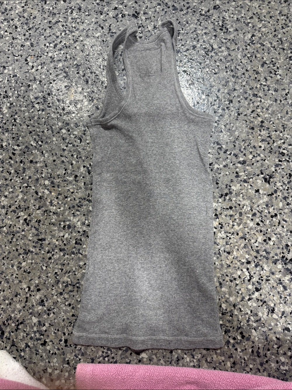 Abercrombie & Fitch Gray Ribbed Racerback Tank - Picture 3 of 3